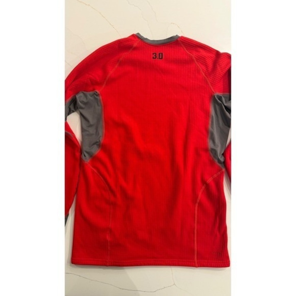 Klim Aggressor 3.0 Long Sleeve Base Layer Red Gray Medium Motorcycle Motocross - Picture 4 of 4